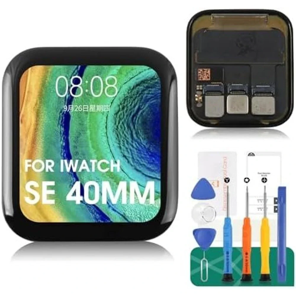 Screen Replacement for Apple Watch SE 40mm LCD‎ Digitizer Assembly Tool Kit
